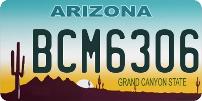 AZ license plate BCM6306