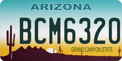 AZ license plate BCM6320