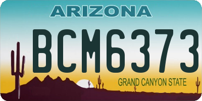 AZ license plate BCM6373