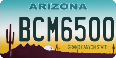 AZ license plate BCM6500