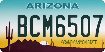 AZ license plate BCM6507