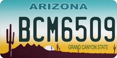 AZ license plate BCM6509