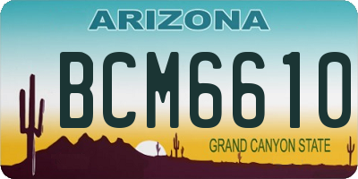 AZ license plate BCM6610