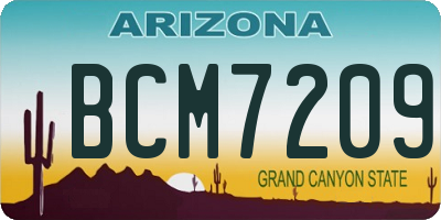 AZ license plate BCM7209