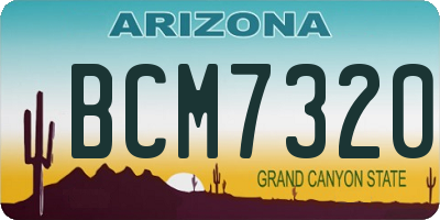 AZ license plate BCM7320