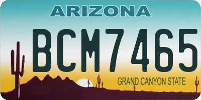 AZ license plate BCM7465