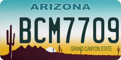 AZ license plate BCM7709