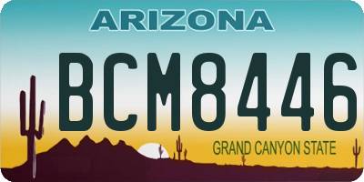 AZ license plate BCM8446