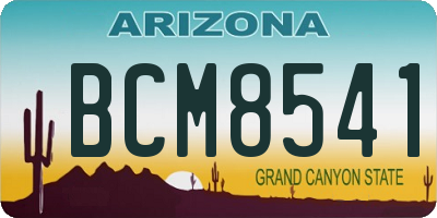 AZ license plate BCM8541