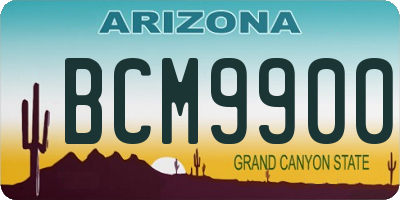 AZ license plate BCM9900