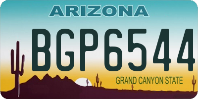 AZ license plate BGP6544