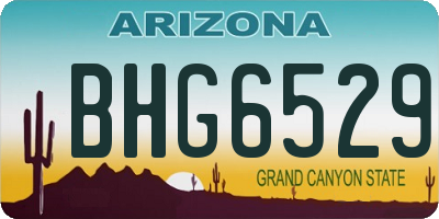 AZ license plate BHG6529