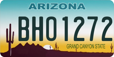 AZ license plate BHO1272