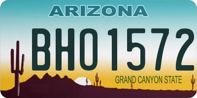 AZ license plate BHO1572