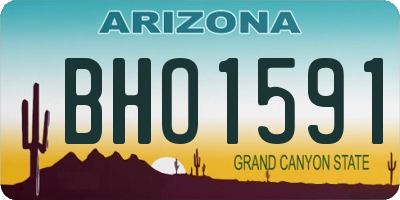 AZ license plate BHO1591