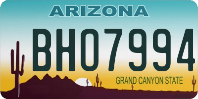 AZ license plate BHO7994