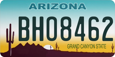 AZ license plate BHO8462