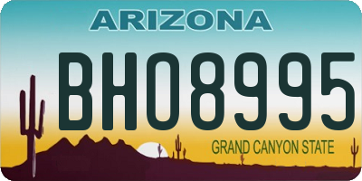 AZ license plate BHO8995
