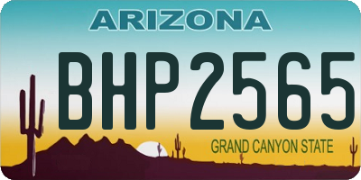 AZ license plate BHP2565