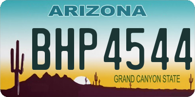AZ license plate BHP4544