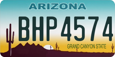 AZ license plate BHP4574