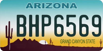 AZ license plate BHP6569