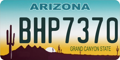 AZ license plate BHP7370