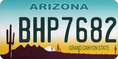 AZ license plate BHP7682