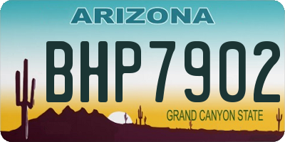 AZ license plate BHP7902