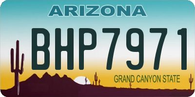 AZ license plate BHP7971
