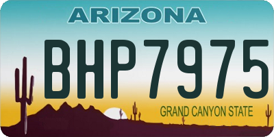 AZ license plate BHP7975
