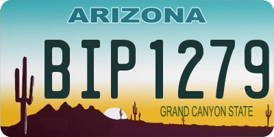 AZ license plate BIP1279