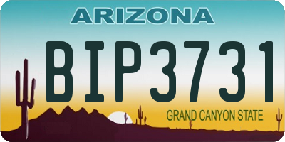 AZ license plate BIP3731