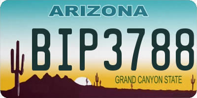 AZ license plate BIP3788
