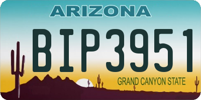AZ license plate BIP3951