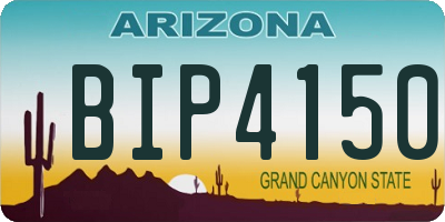 AZ license plate BIP4150
