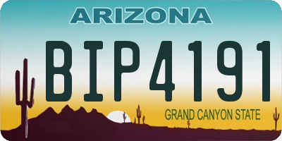 AZ license plate BIP4191