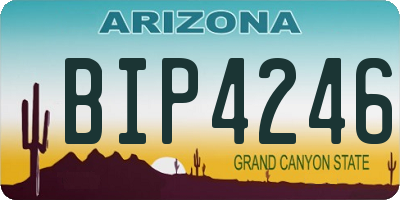 AZ license plate BIP4246