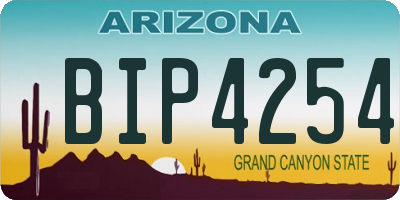 AZ license plate BIP4254