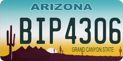 AZ license plate BIP4306