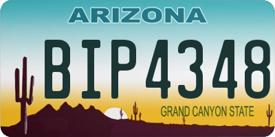 AZ license plate BIP4348