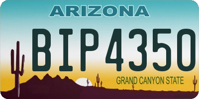 AZ license plate BIP4350