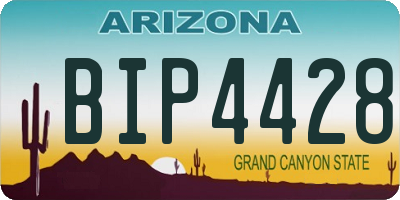 AZ license plate BIP4428