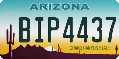AZ license plate BIP4437
