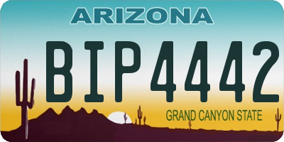 AZ license plate BIP4442