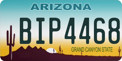 AZ license plate BIP4468