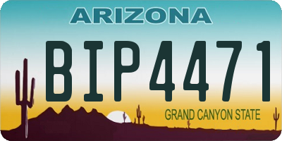 AZ license plate BIP4471