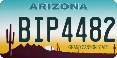 AZ license plate BIP4482