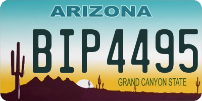 AZ license plate BIP4495