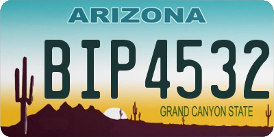 AZ license plate BIP4532